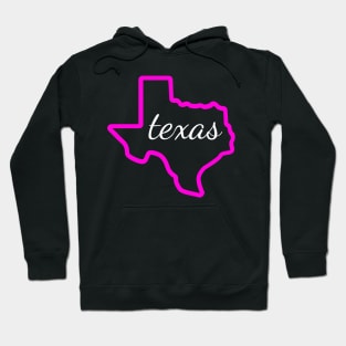 State of Texas Map Hoodie